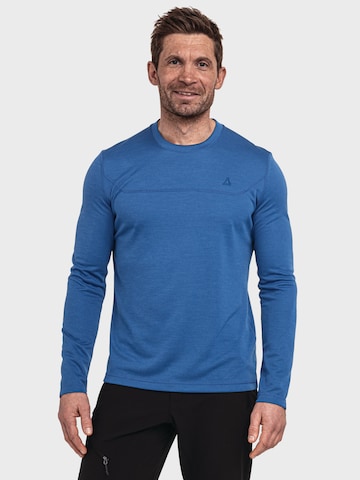 T-Shirt fonctionnel 'Circ Smue' Schöffel en bleu : devant