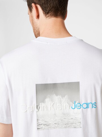 Calvin Klein Jeans Póló 'Lash' - fehér