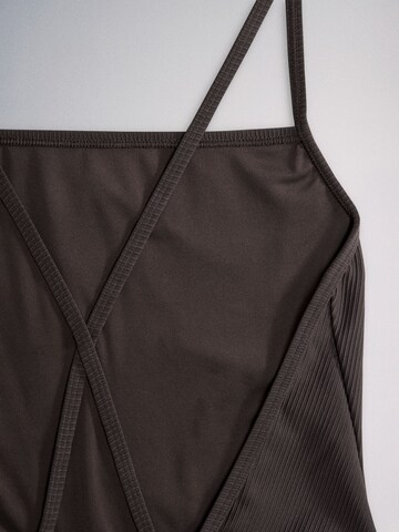 The Set Swimsuit in Brown