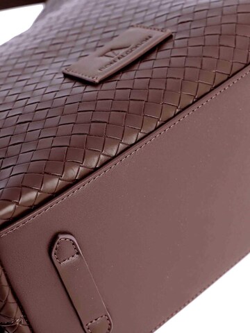 Don Algodon - Bolso de hombro 'Bolso de hombro para mujer Lipari de piel sintética con botón magnético' en marrón