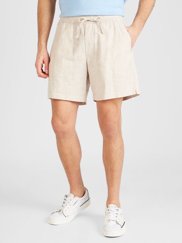 Abercrombie & Fitch Loosefit Shorts in Braun: predná strana