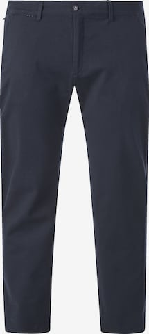 Charles Colby Loose fit Pants ' Baron France ' in Blue: front