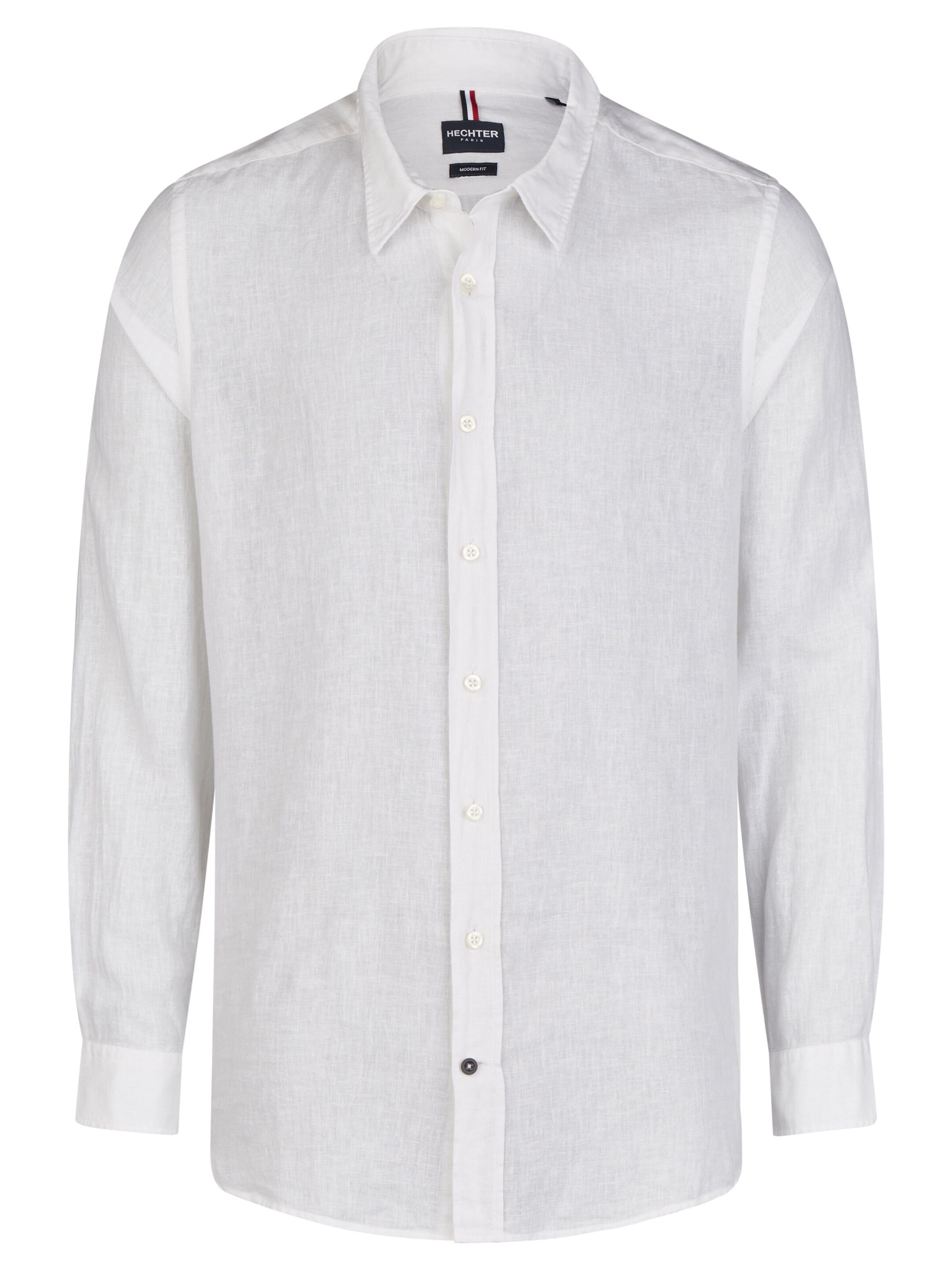 Coupe regular Chemise business HECHTER PARIS en blanc : devant