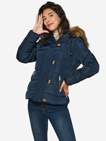 KOROSHI Winterjacke in Blau