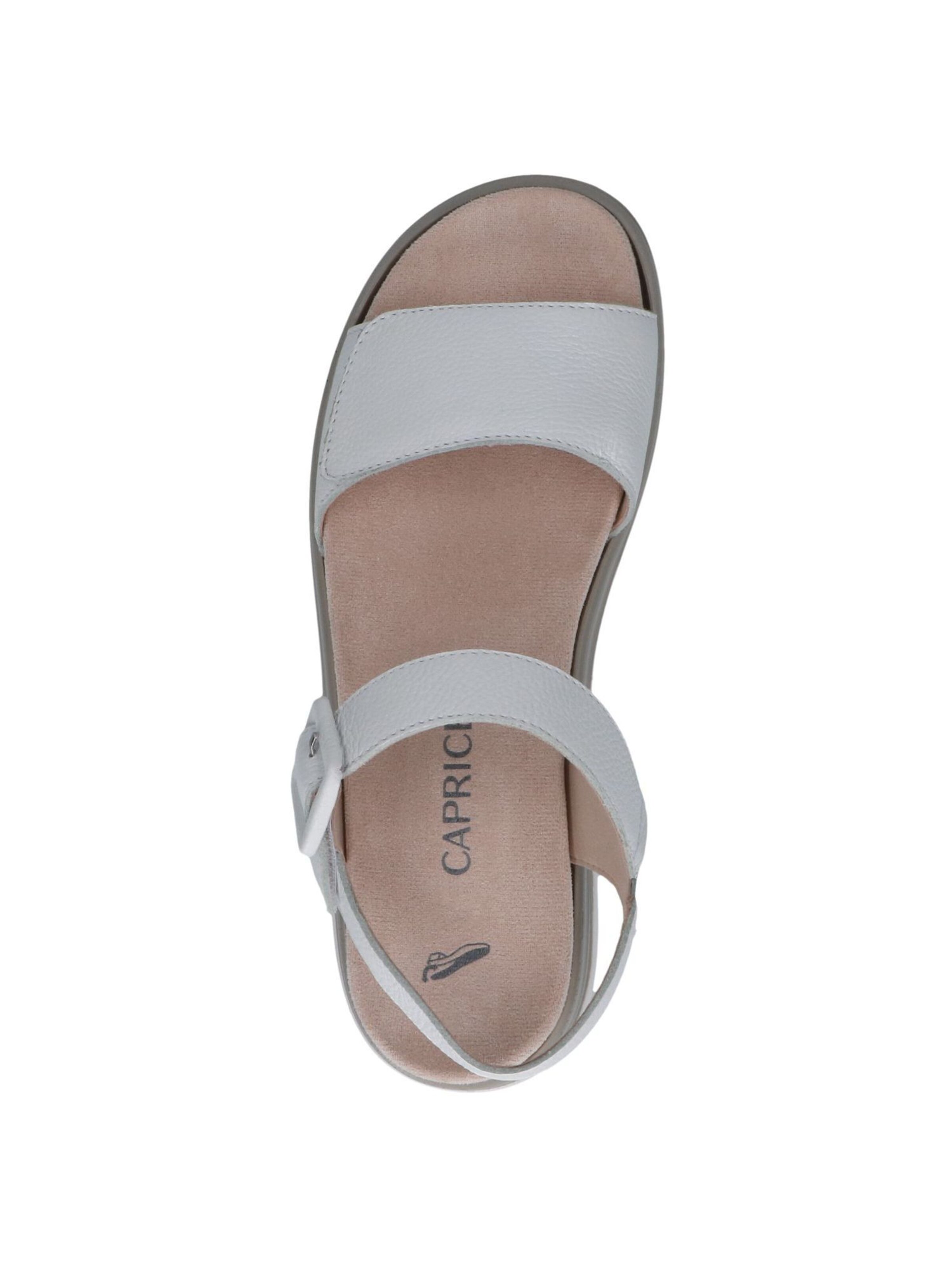 CAPRICE Strap Sandals in White