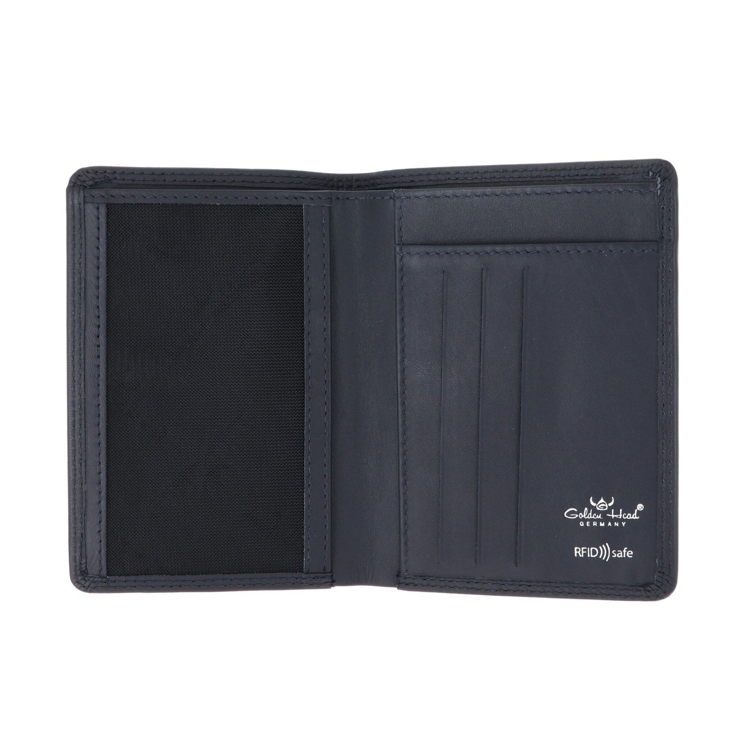 GOLDEN HEAD Wallet 'Polo' in Blue