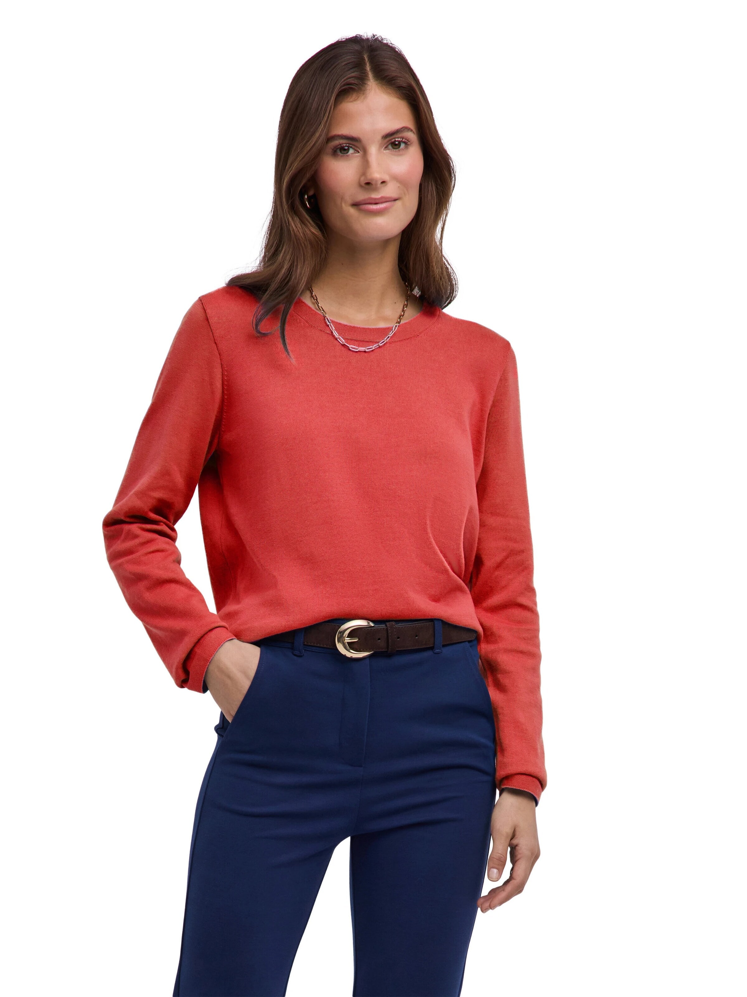 FALKE Pullover 'Cotton Knit'‌‌‌‌‌‌‌‌‌ in Rot: Vorderseite
