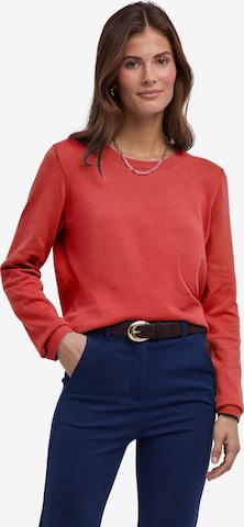 FALKE Pullover 'Cotton Knit' in Rot: Vorderseite
