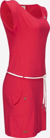 Ragwear Jurk 'Tag' in Rood