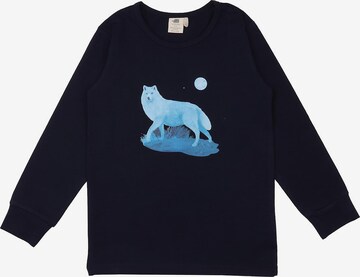 Walkiddy Pyjamas 'Singing Wolfs' i blå