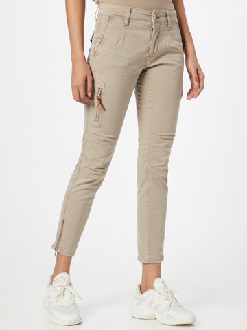 MAC - regular Pantalón 'Rich' en gris: frente