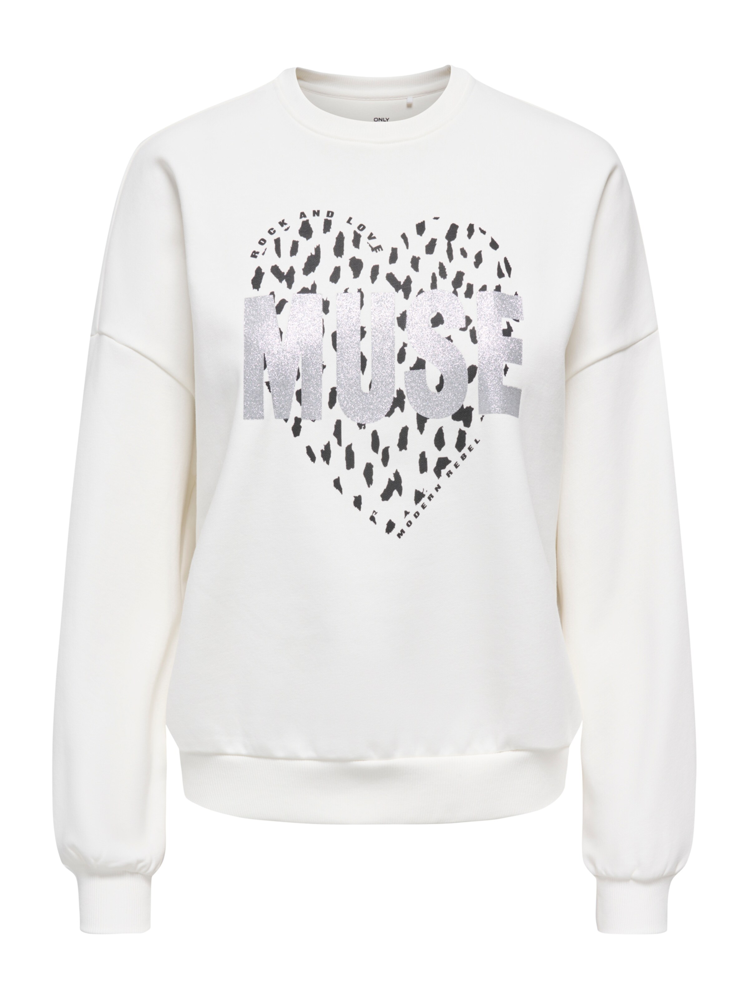 ONLY Sweatshirt 'ONLTAMMIE' in Wit: voorkant