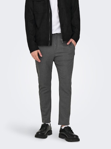 Only & Sons Regular Pants 'LINUS' in Grey