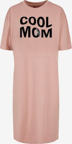 Merchcode Jurk 'Mothers Day - Cool mom' in Roze: voorkant