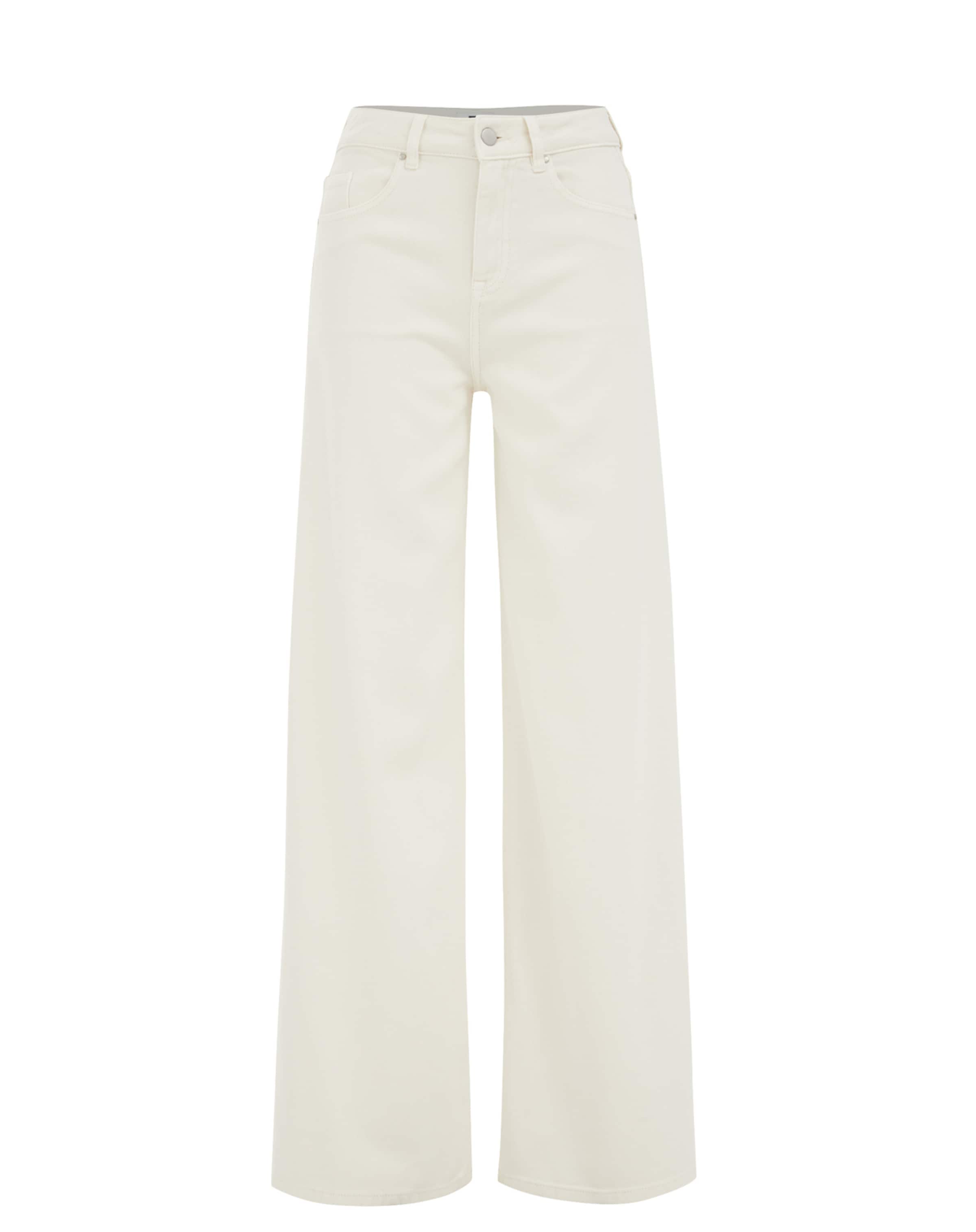 WE Studio Wide Leg Jeans in Weiß: Vorderseite