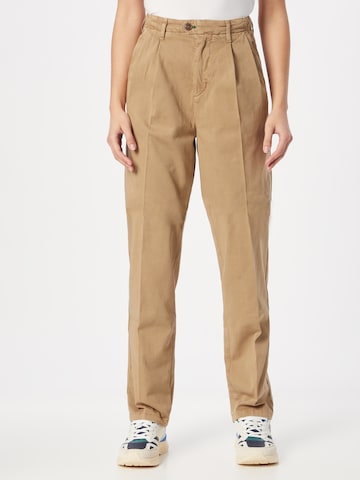 Regular Pantalon à pince TOMMY HILFIGER en vert : devant