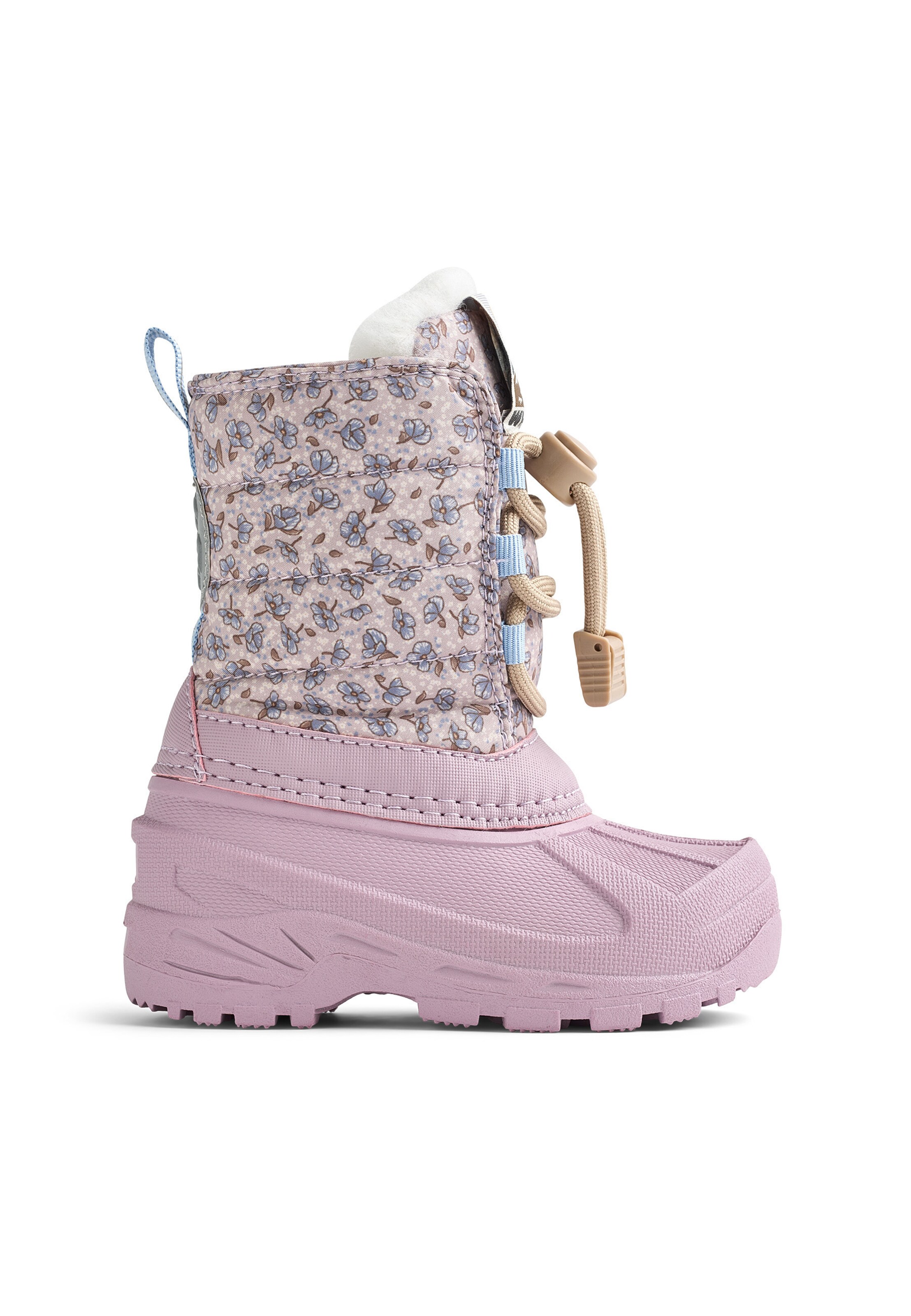 Bottes de neige 'Aleex' WHEAT en rose : devant