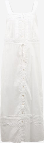 River Island Shirt Dress in White: front
