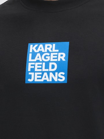 KARL LAGERFELD JEANS Póló - fekete