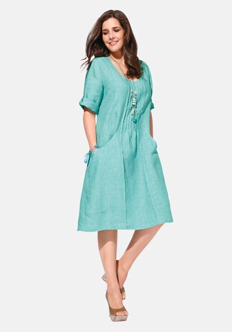 Anna Aura Summer Dress in Blue: front