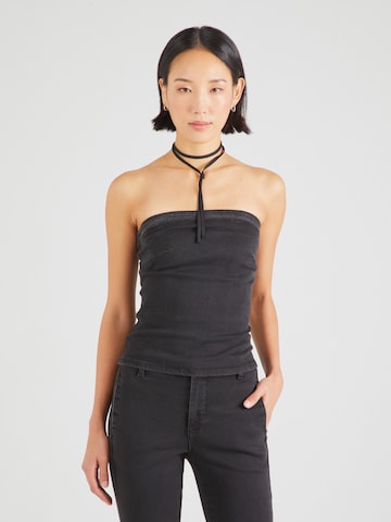 My Essential Wardrobe Top 'Ayo' in Black: front