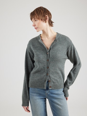 ABOUT YOU Knit Cardigan 'Fanny' in Grey: front