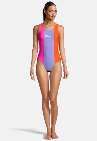BECO the world of aquasports Bralette Swimsuit 'Colour Block' in Mixed colors