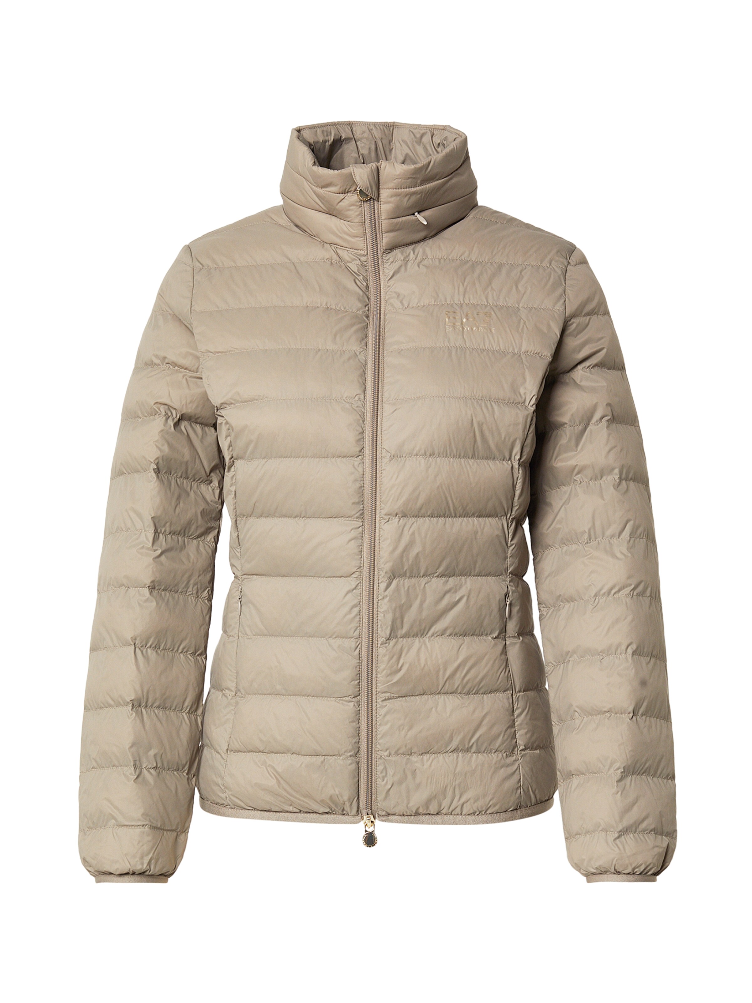 Veste mi-saison EA7 Emporio Armani en beige : devant