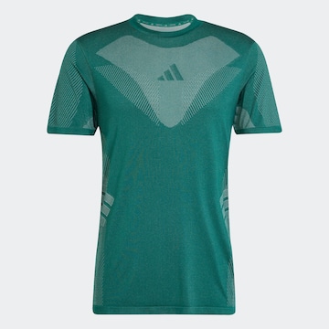 ADIDAS PERFORMANCE Funkcionalna majica 'GYM+' | zelena barva: sprednja stran