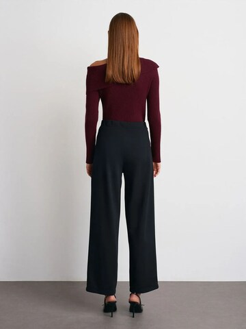 Dilvin Wide Leg Hose in Blau