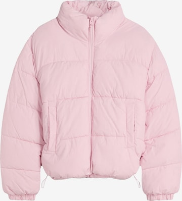 Veste d’hiver Bershka en rose : devant