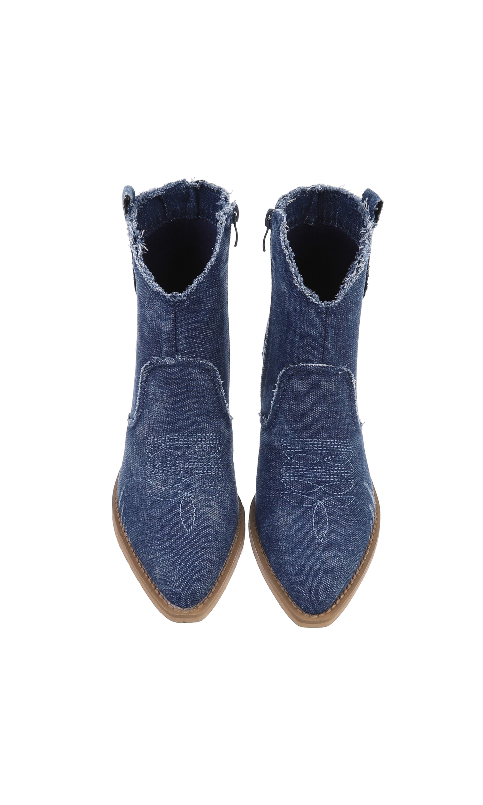 Ital-Design Stiefelette in Blau