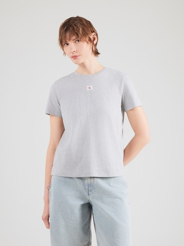 T-shirt Calvin Klein Jeans en gris : devant