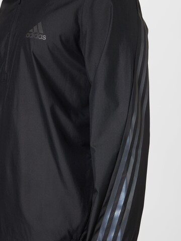 ADIDAS SPORTSWEAR Sportjacke 'Run Icons 3-Stripes' in Blau