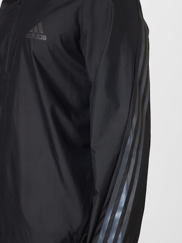 ADIDAS SPORTSWEAR Športna jakna 'Run Icons 3-Stripes' | modra barva