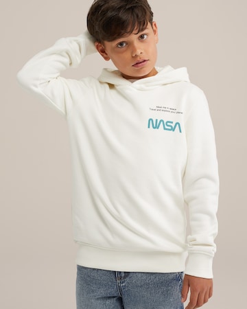 WE Fashion Свитшот в Белый