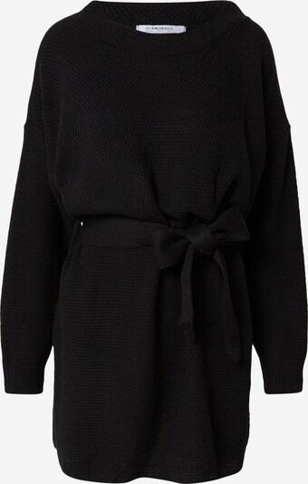 GLAMOROUS Vestido de punto en negro, Vista del producto