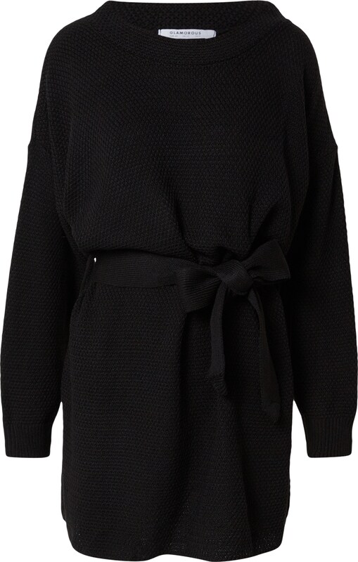 GLAMOROUS Strickkleid in Schwarz GLAMOROUS Strickkleid in Schwarz