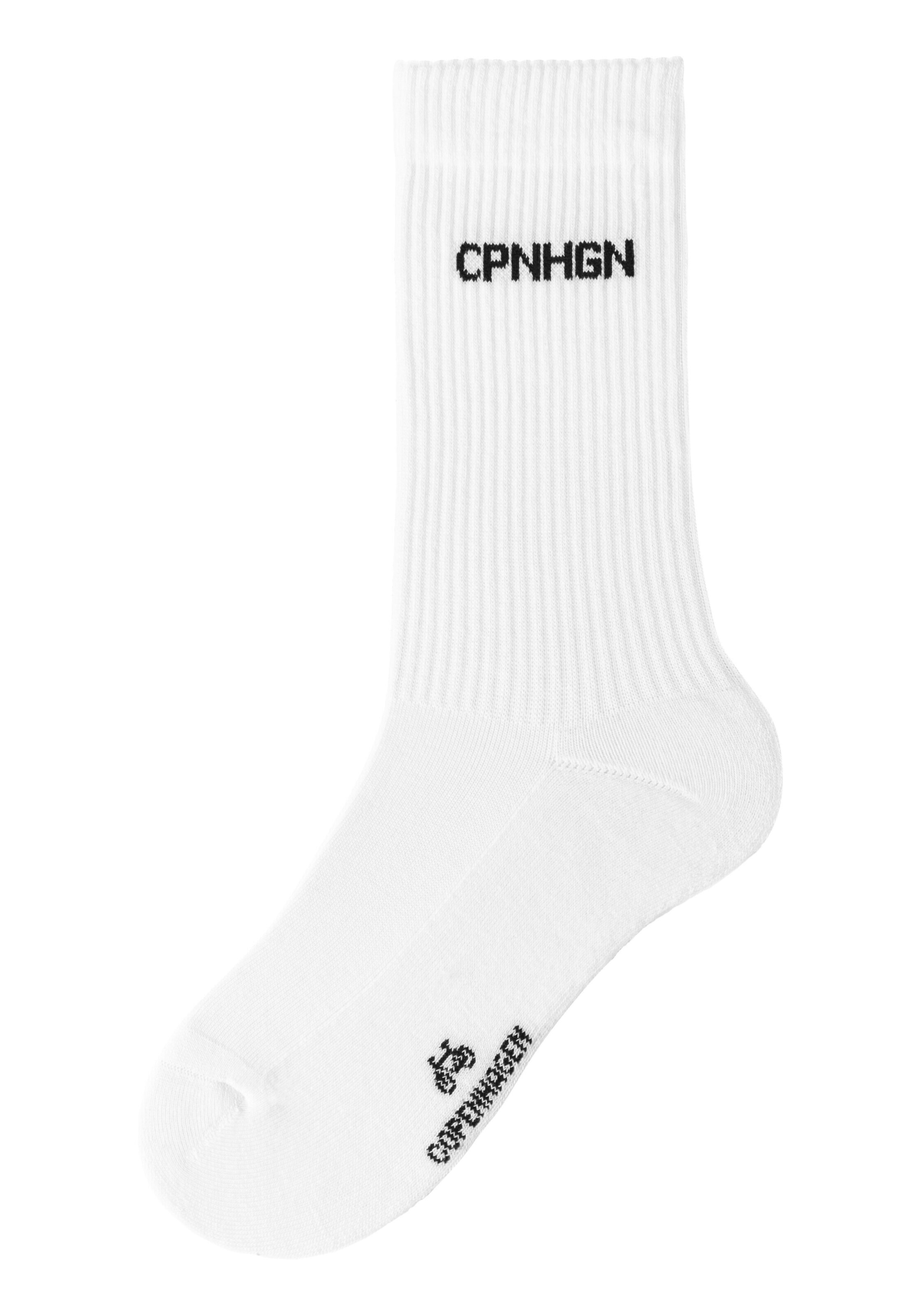 Șosete sport de la Copenhagen Studios pe alb