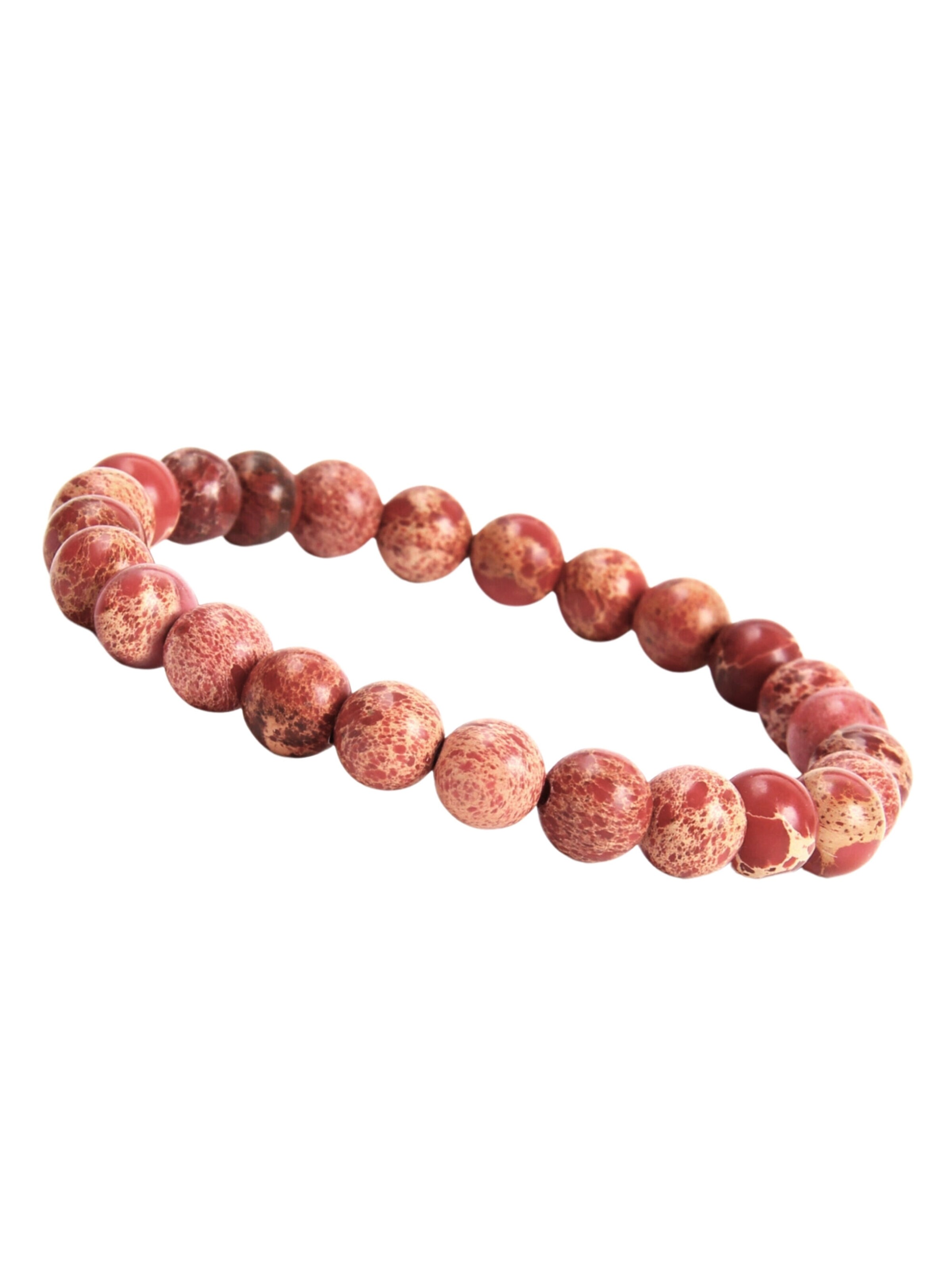 GOOD.designs Perlenarmband in Rot: Vorderseite