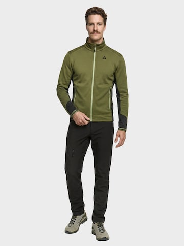 Schöffel Athletic Fleece Jacket 'Milagle' in Green