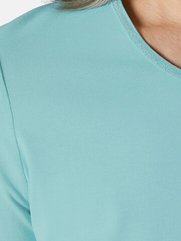 Goldner Shirt in Blau