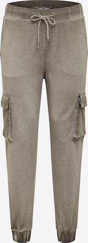 Effilé Pantalon cargo 'Lennart' BE EDGY en gris : devant