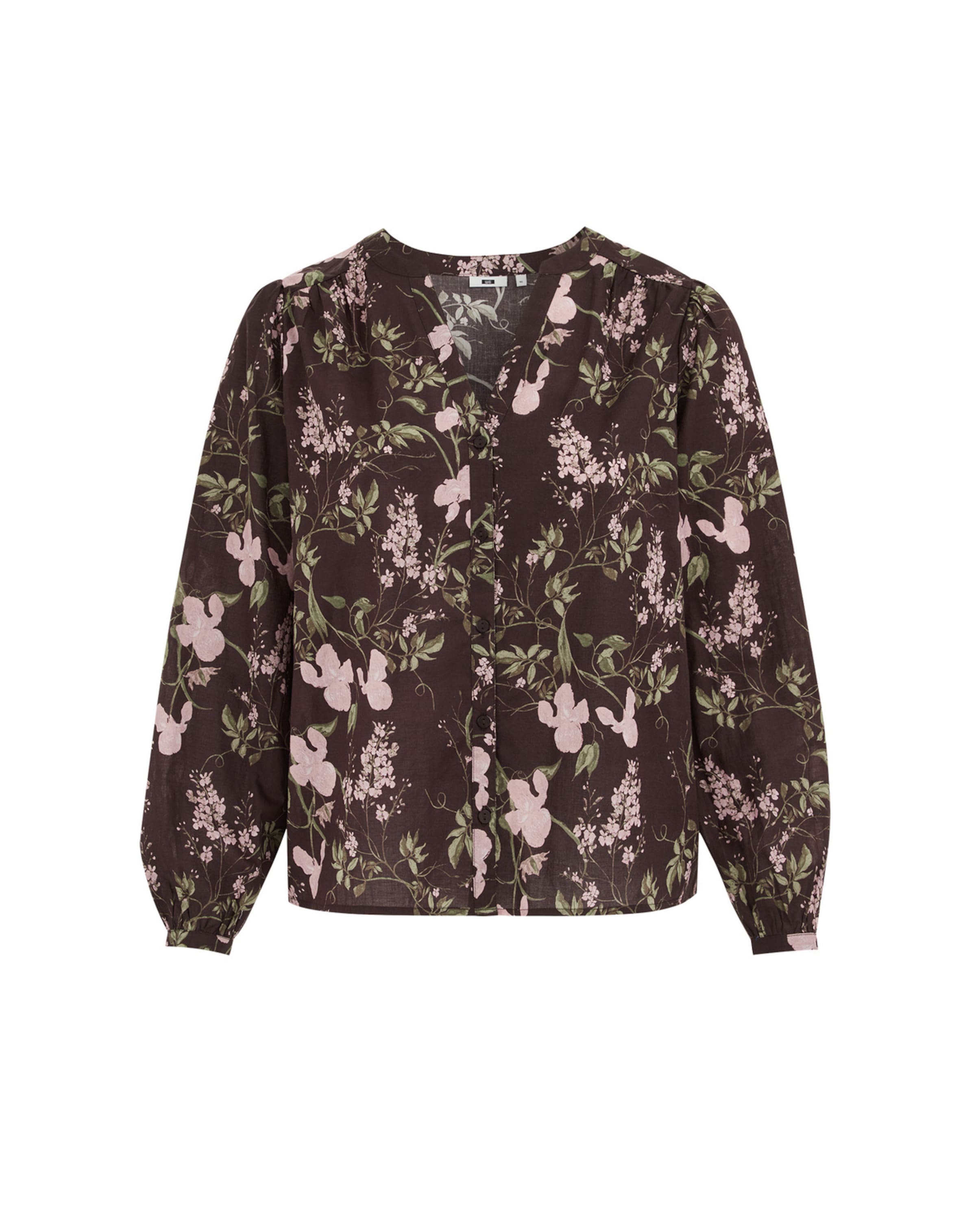 WE Fashion - Blusa en marrón: frente