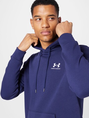 UNDER ARMOUR Sportsweatshirt 'Essential' i blå