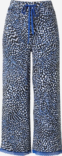 Pantaloni de pijama Tommy Hilfiger Underwear pe albastru / negru / alb, Vizualizare produs