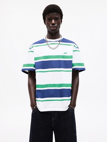 Pull&Bear Póló - zöld: elől