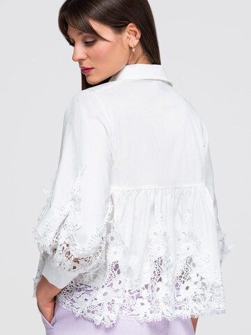 Ombre Blus i vit