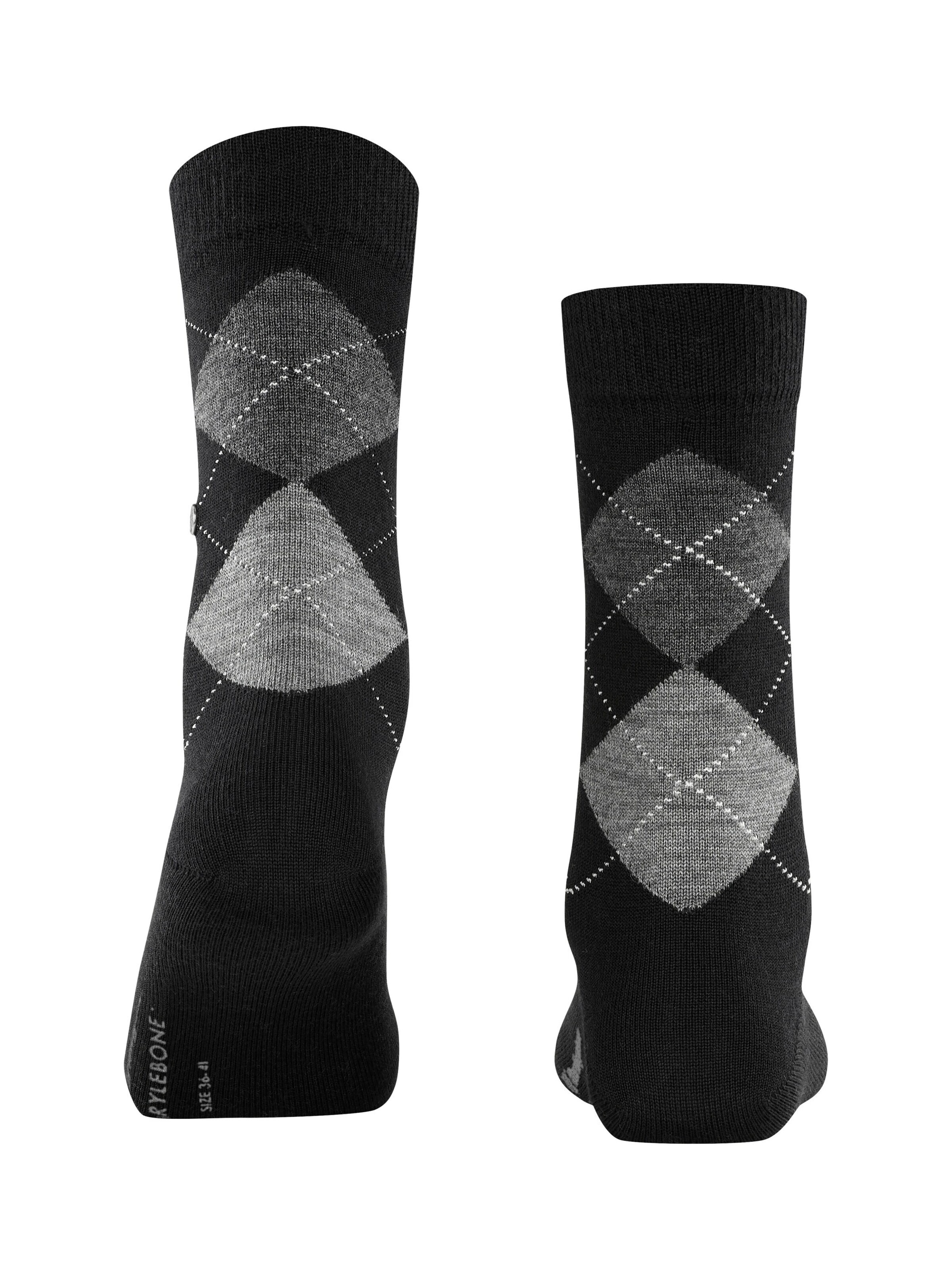 BURLINGTON Socken 'Marylebone'‌‌‌‌‌‌ in Schwarz