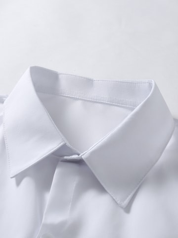 YOUTHUP Comfort fit Button Up Shirt 'Berchtesgaden' in White